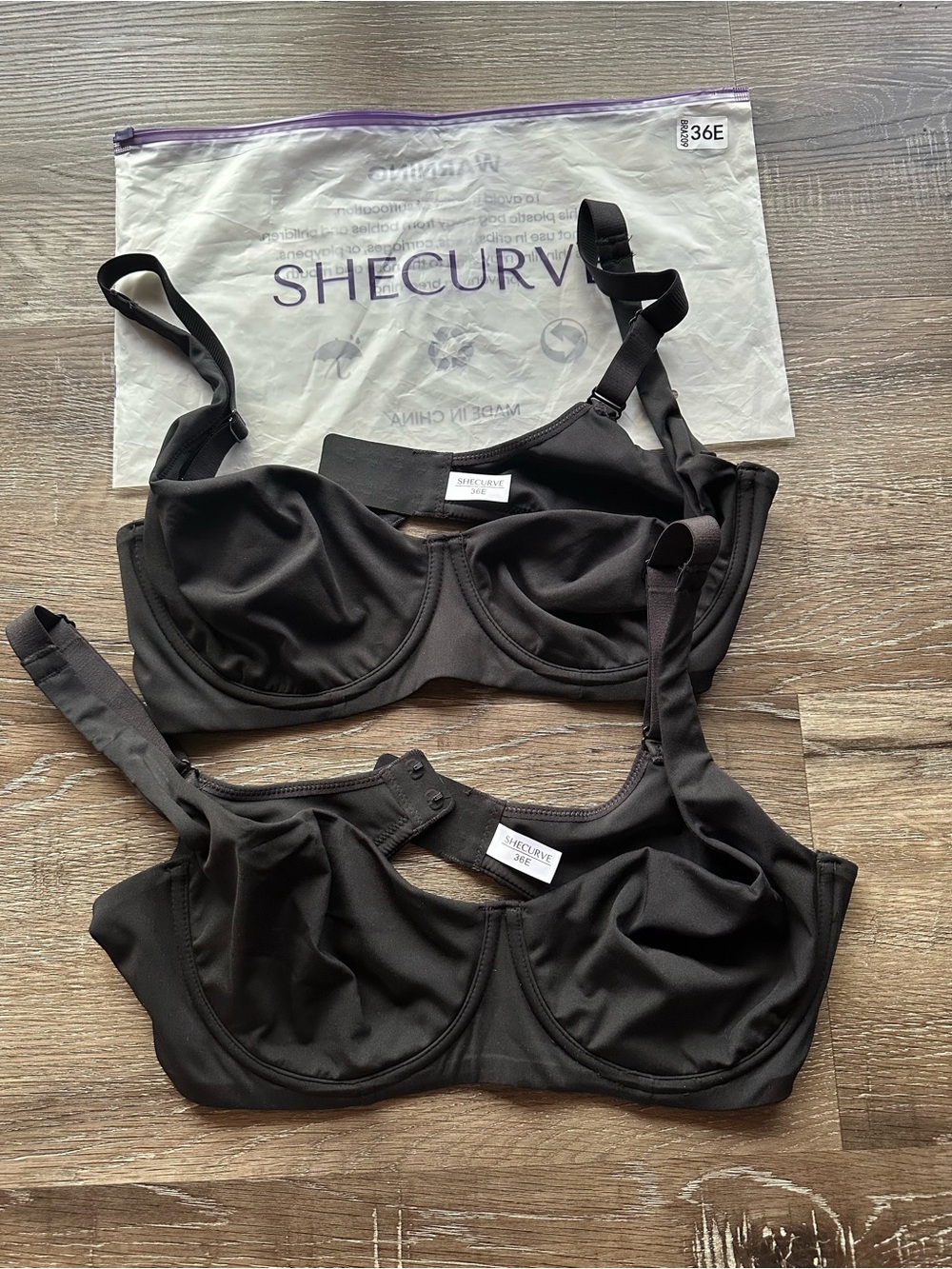 SheCurv Black Underwire Full Coverage Bra - Women Intimates & Sleepwear